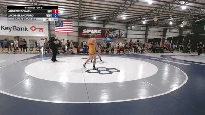 74 kg Cons. Rd Of 128 - Andrew Schaen, MontCo Wrestling Club vs Jacob Blandford, Western Colorado Wrestling Club
