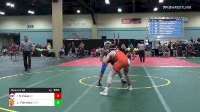 174 lbs Round Of 64 - Sean Haas, Rensselaer Polytechnic vs Luca Flammia, Clemson