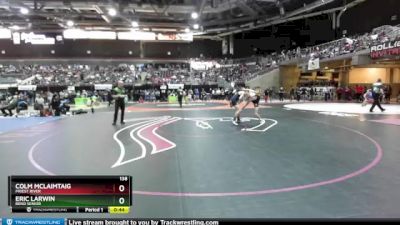 138 lbs Cons. Round 4 - Colm McLaimtaig, Priest River vs Eric Larwin, Bend Senior