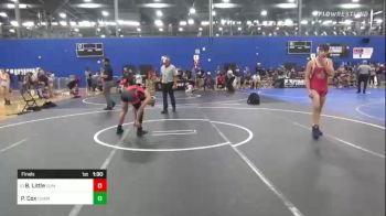 123 lbs Final - Brad Little, Summit vs Peyton Cox, Champaign Wrestling Club