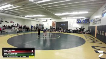 114 lbs Round 3 - Zoey Sturtz, Wickenburg vs Emilyse Winter, Arizona Lutheran HS