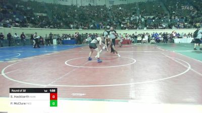 113 lbs Round Of 32 - Sawyer Hackbarth, Husky Wrestling Club vs Pryce McClure, Piedmont