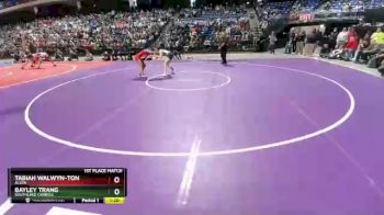 6A - 110 lbs 1st Place Match - Bayley Trang, Southlake Carroll vs Tabiah Walwyn-ton, Allen