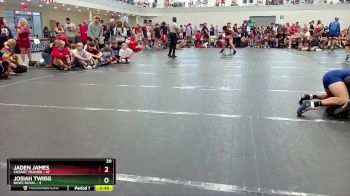 165 lbs Round 3 (6 Team) - Jaden James, Cozart Trained vs Josiah Twigg, BHWC Duval