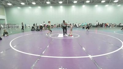 70 lbs Rr Rnd 2 - Carson Ainsburg, Mat Warriors Orange K6 - EL vs James Shaw, No Bull Elite - EL