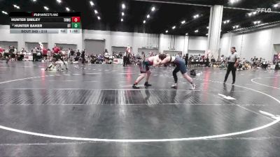 218 lbs Semifinal - Hunter Smiley, Tough House Wrestling Club vs Hunter Baker, Dendy Trained