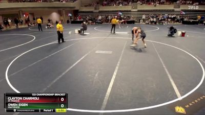 133 Championship Bracket Cons. Round 3 - Clayton Charmoli, St. Francis vs Owen Eigen, Mahtomedi