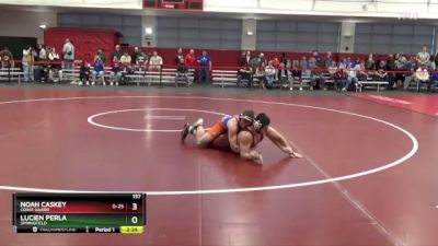 157 lbs Cons. Round 4 - Noah Caskey, Coast Guard vs Lucien Perla, Springfield