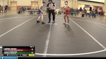 110 lbs Round 2 - Jasper Croom, Grappling House Wrestling Club vs Aiden Forister, Woodshed Wrestling