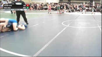 89 lbs Rr Rnd 7 - Jacob Lutz, All I See Is Gold Academy Stars - ESC vs Max Diaz, Wrecking Crew Wrestling Academy - ESC