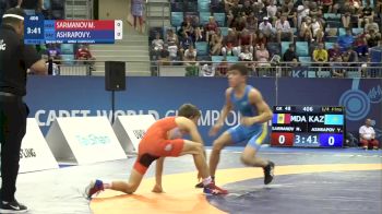 48 kg 1/4 Final - Maxim Sarmanov, Moldova vs Yussuf Ashrapov, Kazakhstan
