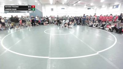 120 lbs Round Robin 1 - Hayden Frazier, WV Wild - MS vs Landon Haub, Dayton Bandits - MS
