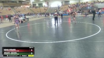 125 lbs Champ. Round 1 - Brodie Jaeckel, Sumner Co Wrestling Club vs Noah Gerard, Tullahoma Takedown Club