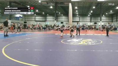 113 lbs Round 2 - Dexter Flahive, Noke RTC vs Jasmine Mohajerin, Williamsburg Wrestling Club