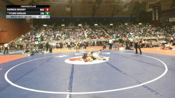 4A-157 lbs Champ. Round 1 - Patrick Moody, Natrona County vs Tyler Cholas, Laramie