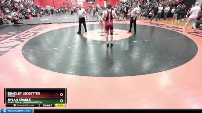 144 lbs Cons. Round 4 - Bradley Ledbetter, MOLINE vs Rylan Kradle, Carol Stream (GLENBARD NORTH)