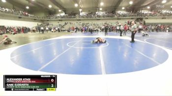 75 lbs Cons. Round 2 - Alexander Atagi, Jackson County Wrestling-AAA vs Gabe Suddarth, Lathrop Youth Wrestling Club-AAA