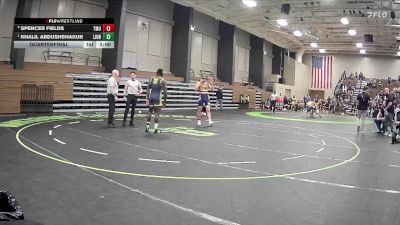 197 lbs Quarterfinal - Khalil Abdushshakur, Life University vs Spencer Fields, Truett McConnell University