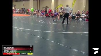 138 lbs Round 2 (6 Team) - Tyler Lavin, Bad Natured Rodents vs Brady Jackson, Patriots WC Green