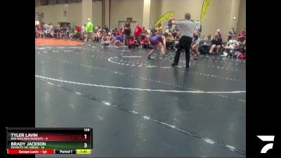 138 lbs Round 2 (6 Team) - Tyler Lavin, Bad Natured Rodents vs Brady Jackson, Patriots WC Green