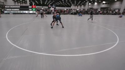 157 lbs Cons. Sub-rd Of 16 - Noah Ingwersen, Nebraska vs Diego Ramirez, Texas