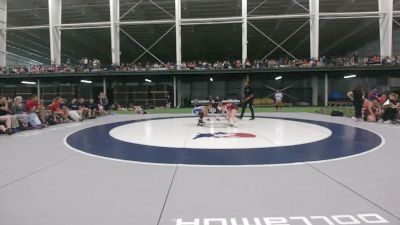 95 lbs Lillian McHam, Texas Blue vs Piper Fry, Michigan