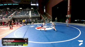77 lbs Cons. Round 2 - Cord Smith, Glenrock Wrestling Club vs Cohen Williams, Cody Wrestling Club