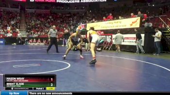 3A-170 lbs Cons. Round 4 - Brent Slade, Southeast Polk vs Mason Wray, Valley, West Des Moines
