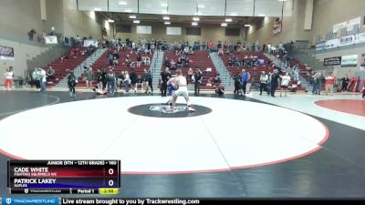 160 lbs Semifinal - Cade White, Fighting Squirrels WC vs Patrick Lakey, Suples