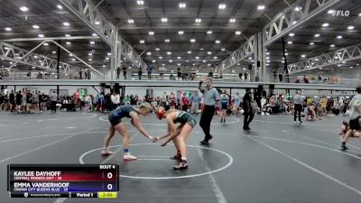 120 lbs Placement (4 Team) - Emma Vanderhoof, Crown City Queens Blue vs Kaylee Dayhoff, Central Pennies Grit