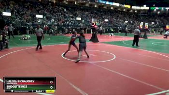 134 lbs Quarterfinal - Bridgette Rice, DEJ3 vs Haleigh Mcgaughey, Unattached