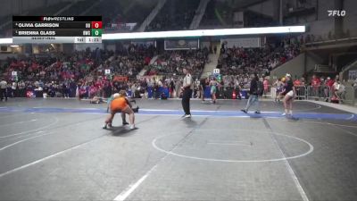 185 lbs Semifinal - Brienna Glass, Bobcat Wrestling Club vs Olivia Garrison, Ogden`s Outlaws