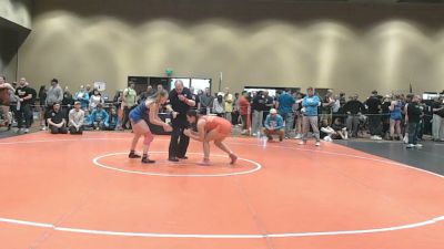 155 lbs Cons. Sub-semis - Sierra Willis, Tiger Wrestling Club vs Ella Piccirillo, South Side Wrestling Club
