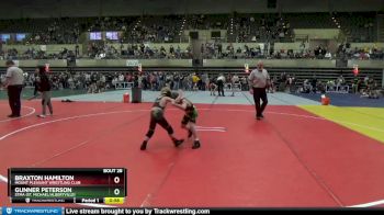 Round 2 - Gunner Peterson, STMA (St. Michael/Albertville) vs Braxton Hamilton, Mount Pleasant Wrestling Club