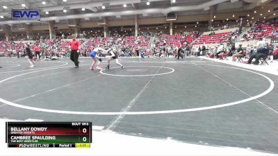 70 lbs Quarterfinal - Bellany Dowdy, Greater Heights vs Cambree Spaulding, The Best Wrestler