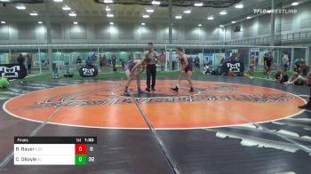 150 lbs Final - Brandon Bauer, Elite Athletic Club DZ vs Cole OBoyle, Great Lakes Wrestling Club