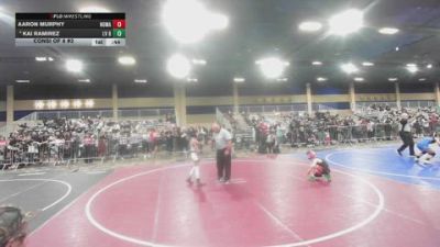 78 lbs Consi Of 8 #2 - Aaron Murphy, Nomad Wrestling Club vs Kai Ramirez, LV Bears WC