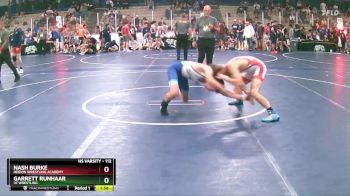 112 lbs Cons. Round 2 - Nash Burke, Region Wrestling Academy vs Garrett Runhaar, 3F Wrestling