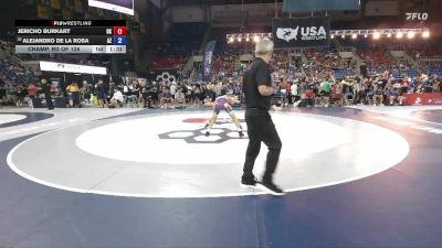 100 lbs Champ. Rd Of 128 - Jericho Burkart, OK vs Alejandro De La Rosa, AZ