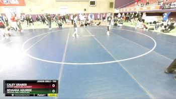 110 lbs Quarterfinal - Caley Graber, Summit Wrestling Academy vs Sevanna Aguirre, Arizona Girls Wrestling