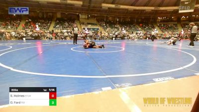 80 lbs Round Of 32 - Shion Holmes, Stl Warriors vs Damoni Ford, PSF Wrestling