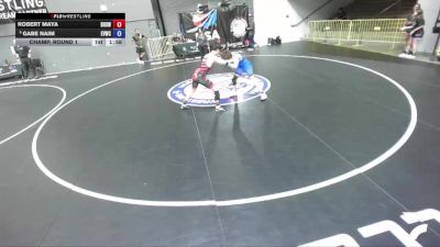 138 lbs Champ. Round 1 - Robert Maya, Bullard High School Wrestling vs Gabe Naim, Evergreen Valley Wrestling Club