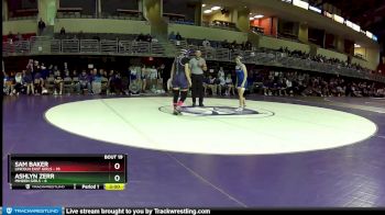 115 lbs Round 5 (8 Team) - Ashlyn Zerr, Minden Girls vs Sam Baker, Lincoln East Girls