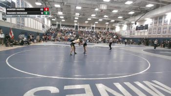 174 lbs Cons. Round 2 - Hunter Harris, Fort Hays State vs Keagen Kroeger, Vanguard