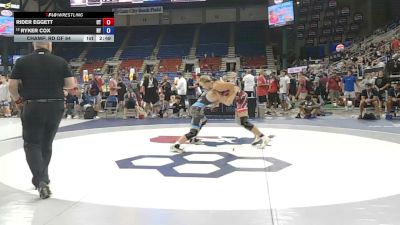 165 lbs Champ. Rd Of 64 - Rider Eggett, Utah vs Ryker Cox, New York