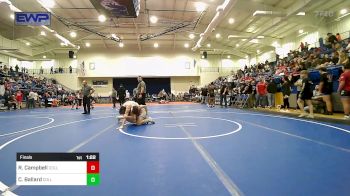 110 lbs Final - Roper Campbell, Collinsville Cardinal Youth Wrestling vs Cannon Ballard, Collinsville Cardinal Youth Wrestling