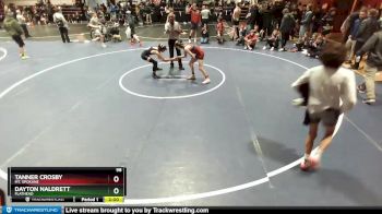 98 lbs Champ. Round 1 - Dayton Naldrett, Flathead vs Tanner Crosby, Mt. Spokane