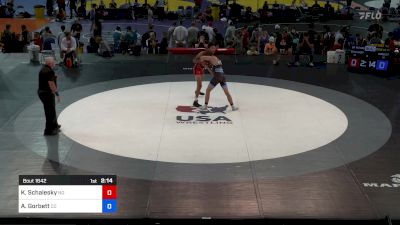 144 lbs Cons 64 #1 - Kyler Schalesky, ND vs Aaron Gorbett, CO