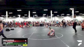 48 lbs Round 6 (8 Team) - Brock Bateman, U2 Upstate Uprising Blue vs Nick Johnson, 84 Athletes