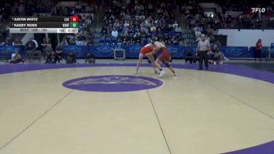 184 lbs Semifinal - Kasey Ross, Wartburg vs Justin Wirtz, Coe